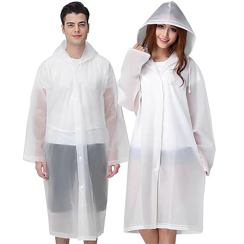 Cosowe Rain Ponchos Reusable