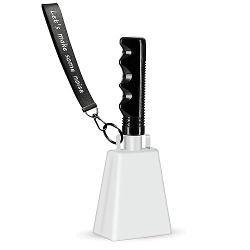 Cowbell Noise Makers with Handle and Wrist