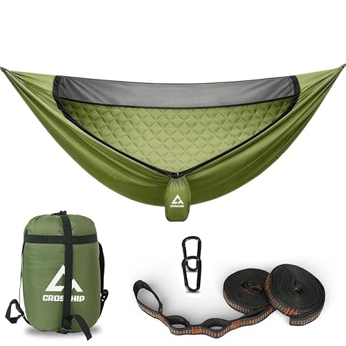 CROSSHIP Hammock with Mosquito Net with