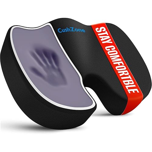 CushZone Seat Cushion - Memory Foam Office
