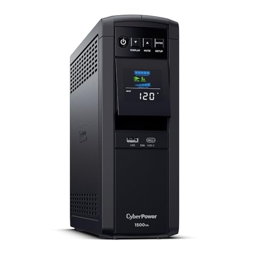CyberPower CP1500PFCLCD PFC Sinewave UPS Battery Backup