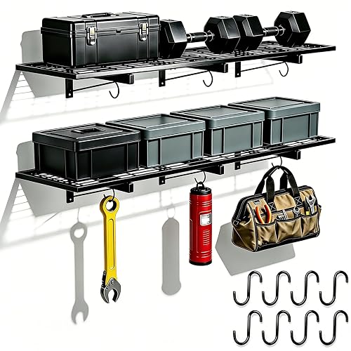 Cyhwealth 2-Pack Garage Wall Shelving