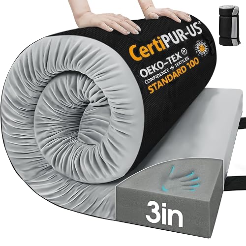 CYMULA 3 Inch Memory Foam Camping Pad