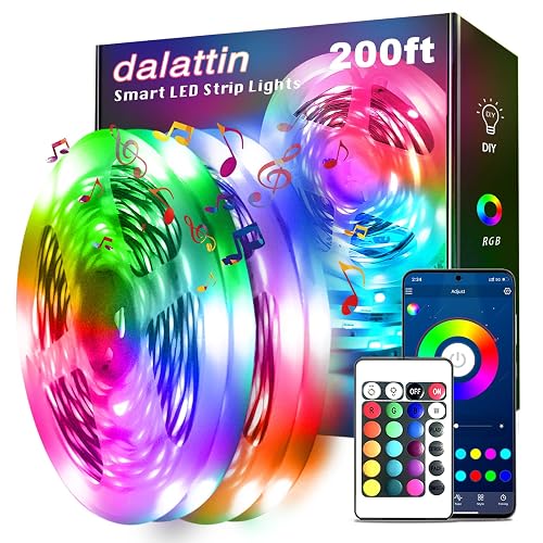 dalattin Led Strip Lights 200ft