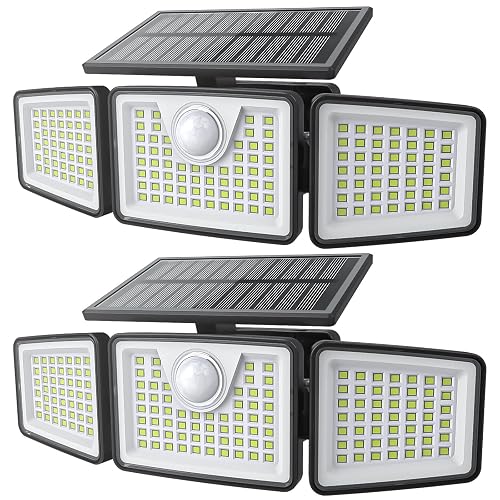 daphino 2500LM Solar Lights Outdoor with Motion