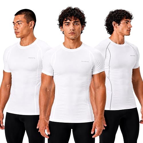DEVOPS 3 Pack Men's Cool Dry Compression