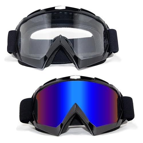 Dirt Goggles 2Packs Motorcycle ATV UV