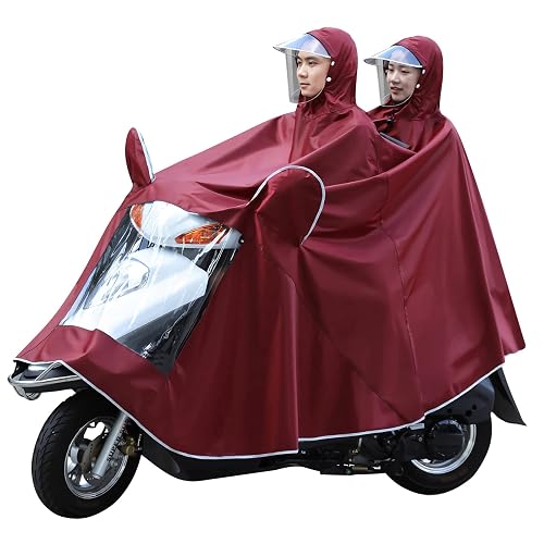 Double Brim Motorcycle Poncho Outdoor Bike/ /Scooter