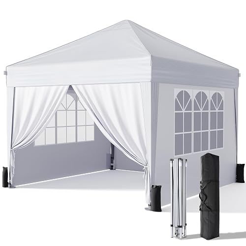 Driftalia 10x10 Pop Up Canopy with Sidewalls