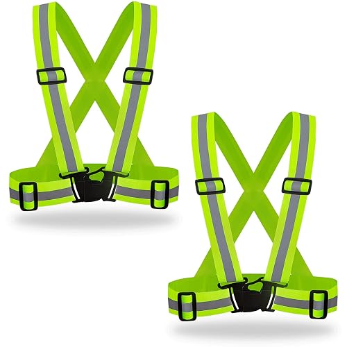 DUSKCOVE 2 Pack Hi Vis Safety Vests