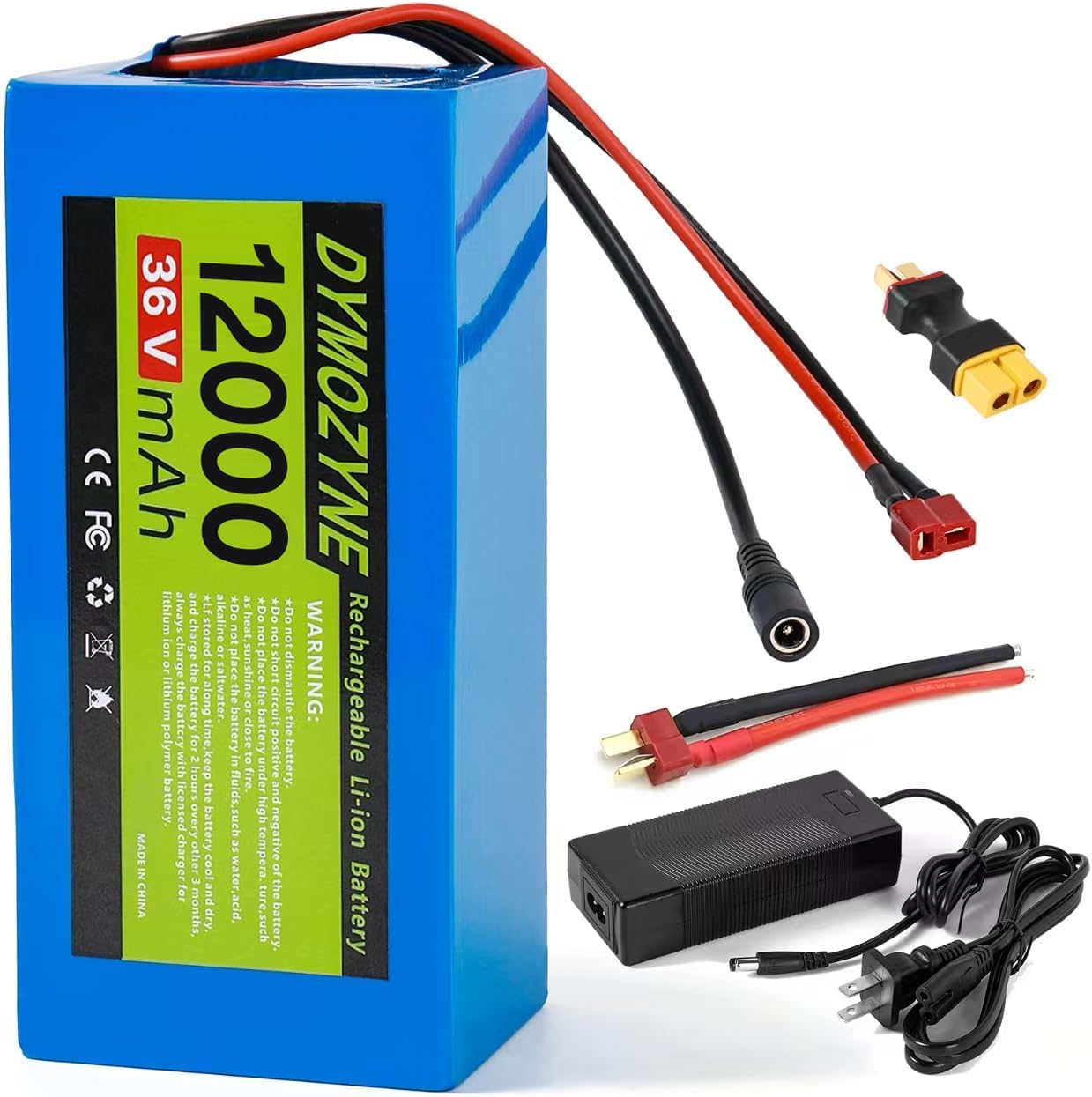 DYMOZYNE 36V E-Bike Battery: 12Ah Replacement Lithium Pack (2026)