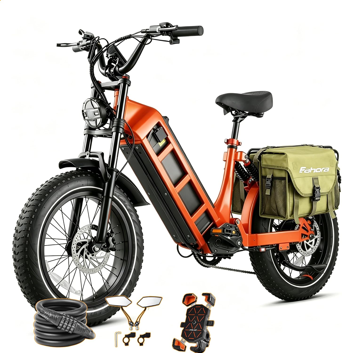 eAhora Juliet Pro 2 dual motor fat tire electric bike for off-road gravel sand and trail riding