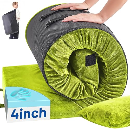 Easthome Memory Foam Camping Mattress Pad with