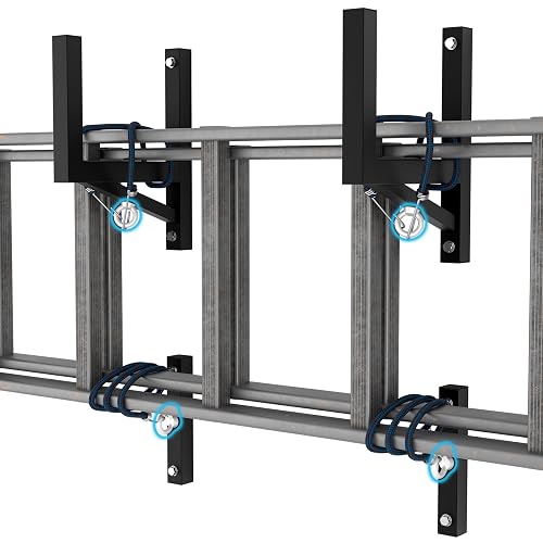 Eastrexon 2+2 Trailer Ladder Rack with 4