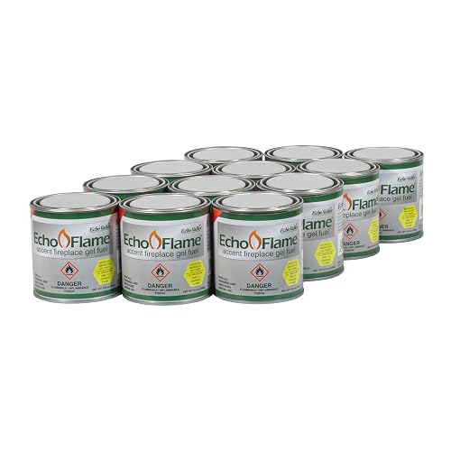 Echo Valley EchoFlame Gel-Fuel for Indoor/Outdoor Fireplaces