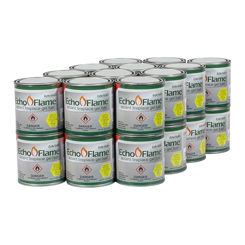Echo Valley EchoFlame Gel-Fuel for Indoor/Outdoor Fireplaces