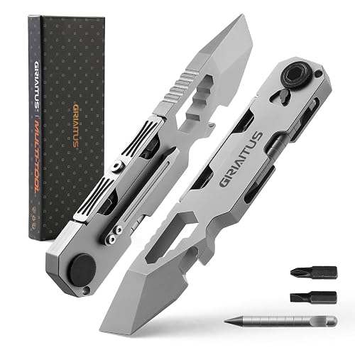 EDC Pry Bar Multitool with Bi-Directional Ratchet