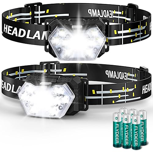Eirnvop Lumen 9 LED Headlamp 2 Pack