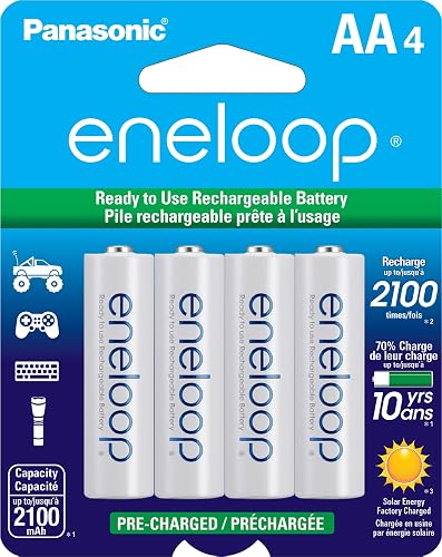 Eneloop Panasonic BK-3MCCA4BA AA 2100 Cycle Ni-MH