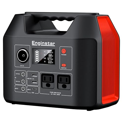 EnginStar Portable Power Station Battery Bank with
