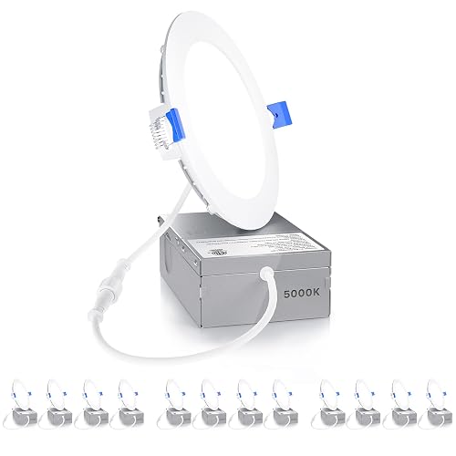 Ensenior 12 Pack 4 Inch LED Recessed