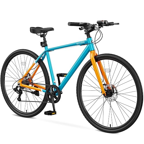 EOYOBIKE 700C Hybrid Bike