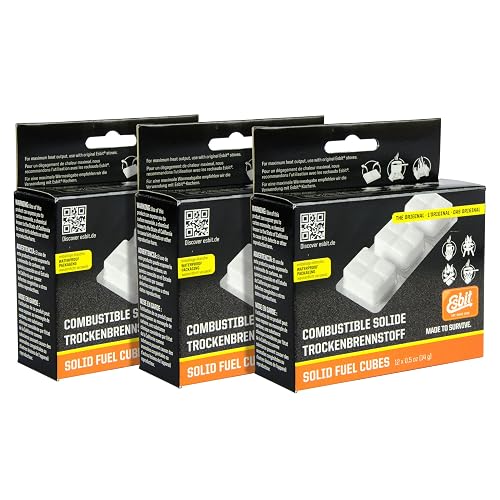 Esbit 1300-Degree Smokeless Solid 14g Fuel Tablets