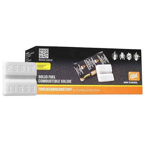 Esbit 27g Solid Fuel Tablets for Backpacking