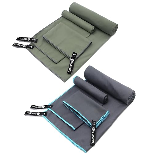 Eunzel 2 Set Quick Dry Camping Towel