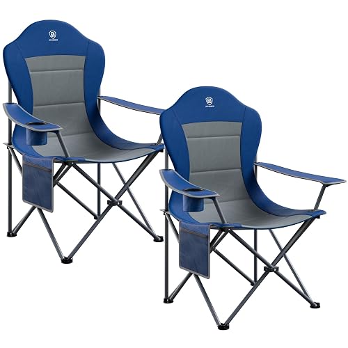 EVER ADVANCED Camping Chair with High Back