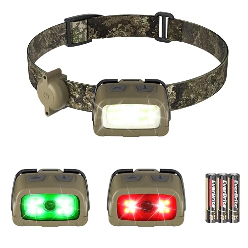 EverBrite 300LM Headlamp with Red Green White