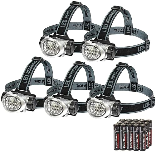 EverBrite 5-Pack LED Headlamp