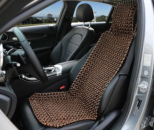 EXCEL LIFE Natural Wood Beaded Seat Cover