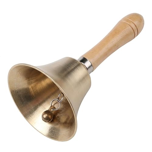 Extra Loud Solid Brass Hand Call Bell