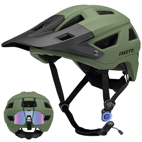 Favoto Adult Mountain Bike Helmet for Men