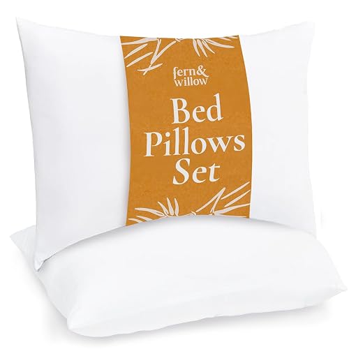 Fern and Willow Queen Size Bed Pillows