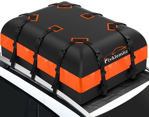 FIVKLEMNZ 21 Cubic Car Rooftop Cargo Carrier
