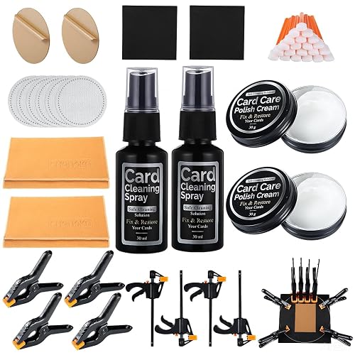 Fiwochic Trading Card Cleaning Kit Card Flattening