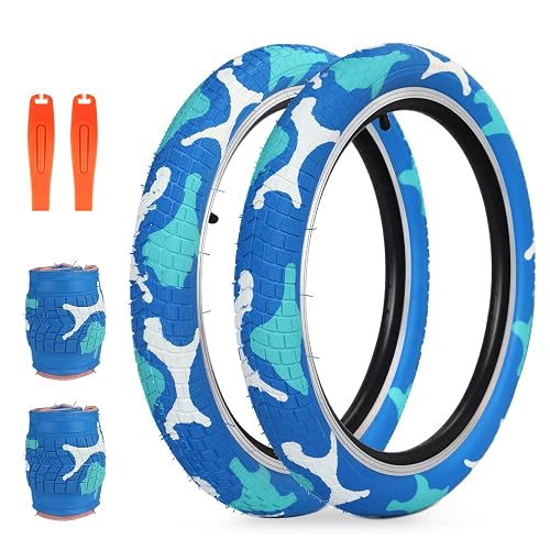 FOMAS 20 inch Kids Bike Tire Colorful