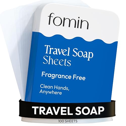 FOMIN Paper Soap Sheets for Traveling -