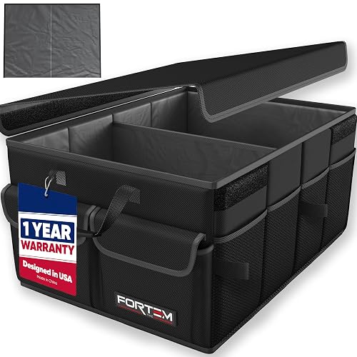 FORTEM Trunk Organizer For SUV Car Trunk