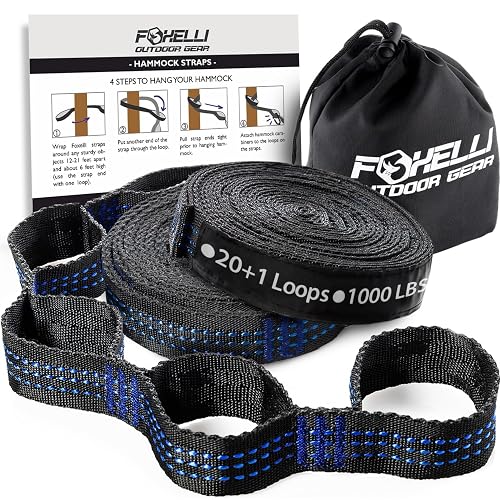Foxelli XL Hammock Straps - Extra Long