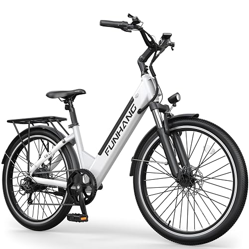 Funhang 20MPH Step Thru Electric Bicycle