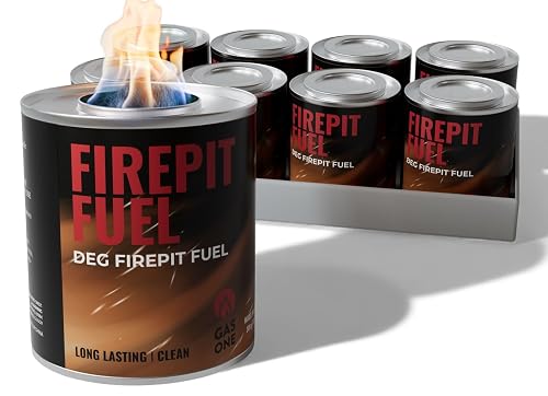 GasOne 8-Pack Firepit Fuel – Safe Wick