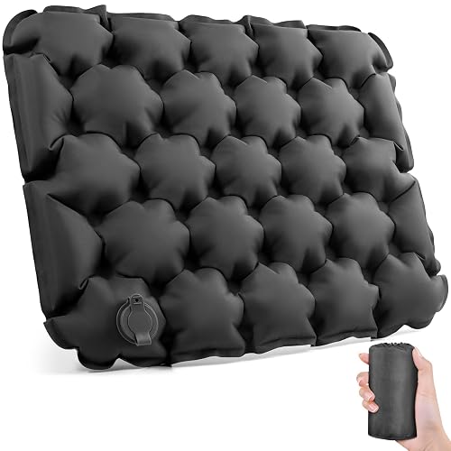 GDREAMT Inflatable Seat Cushion Portable Lightweight Stadium