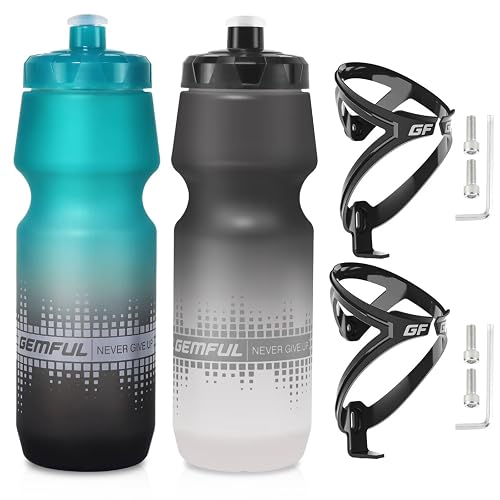 GEMFUL 24oz Road MTB Water Bottle Squeeze
