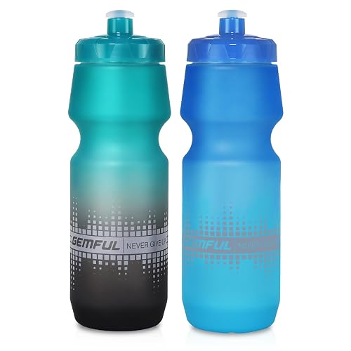 GEMFUL Water Bottle 24oz Cycling Water