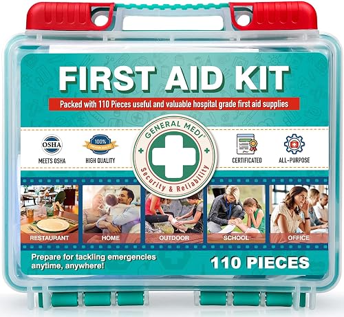 General Medi 110 Pieces Small First Aid
