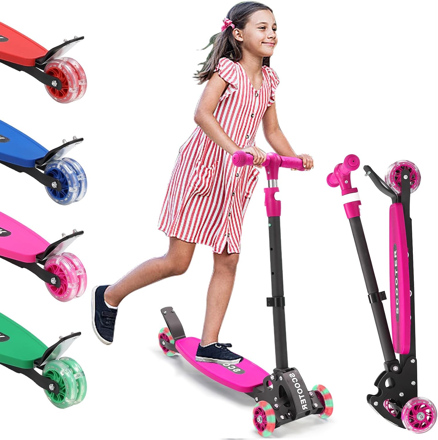 Generic Scooter Ages 3-12 Extra-Wide Deck