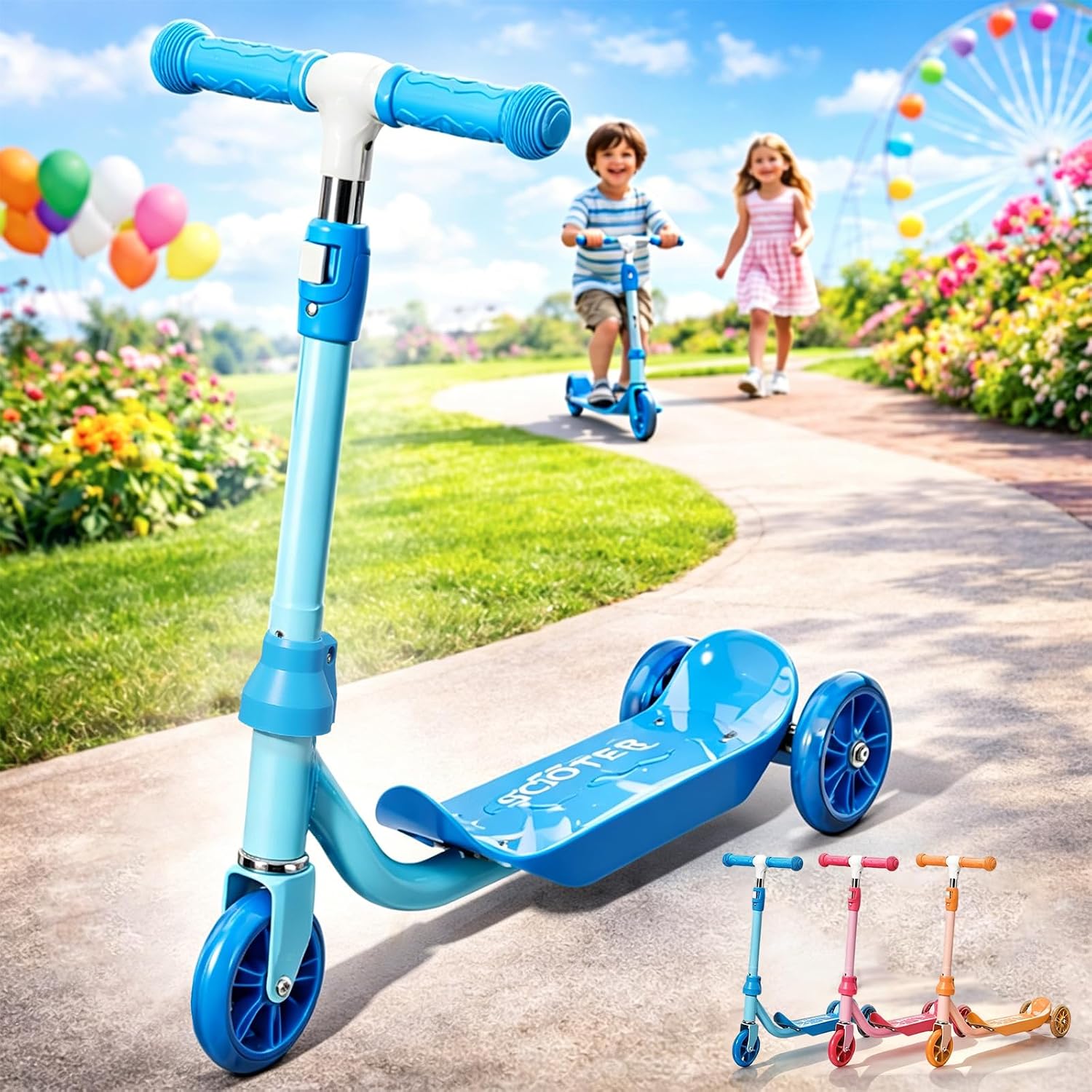 Generic Scooter Ages 3-7 Three Wheel